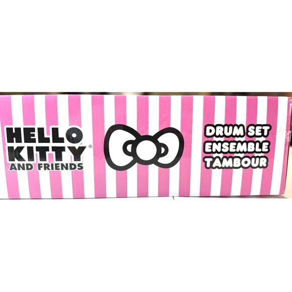 Hello Kitty & Friends Drum Set For Kids 24M+ With Cymbal & Sticks By Sanrio - Picture 3 of 6